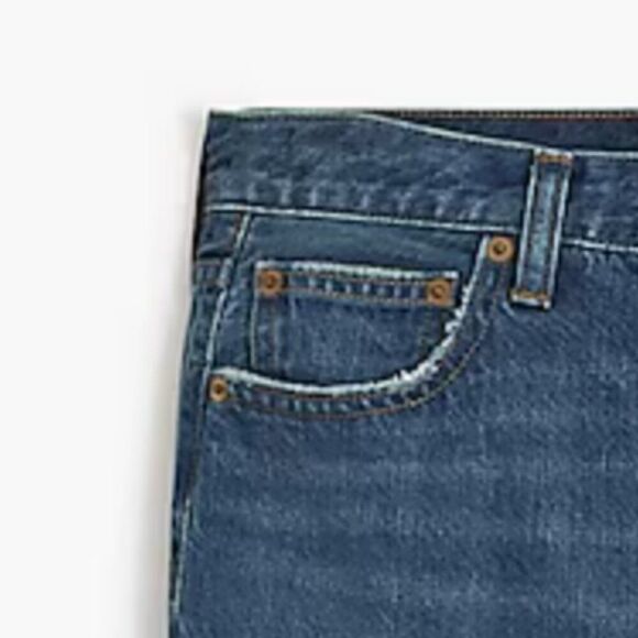 J. Crew Factory BX530 Premium Edition High-rise Straight Jeans size 25 Tall NWT - Picture 4 of 15